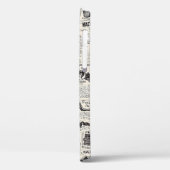 ヴィンテージ新聞 Case-Mate iPhoneケース (裏面 / 左)