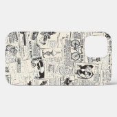ヴィンテージ新聞 Case-Mate iPhoneケース (裏面 (横))