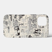 ヴィンテージ新聞 Case-Mate iPhoneケース (裏面 (横))