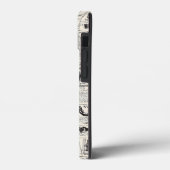 ヴィンテージ新聞 Case-Mate iPhoneケース (裏面 / 左)