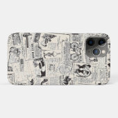 ヴィンテージ新聞 Case-Mate iPhoneケース (裏面(横))