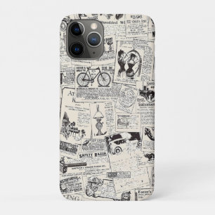 ヴィンテージ新聞 iPhone 11 PROケース