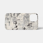 ヴィンテージ新聞 iPhoneケース (裏面横)