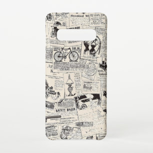 ヴィンテージ新聞 SAMSUNG GALAXY S10ケース