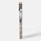 ヴィンテージ新聞Apple Iphoneケースデザイン Case-Mate iPhoneケース (裏面 / 左)