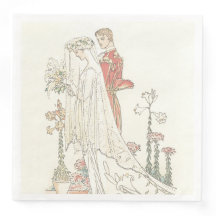ヴィンテージ新郎新婦ファッションド結婚ズ