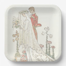 ヴィンテージ新郎新婦ファッションド結婚ズ