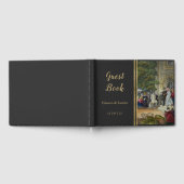 ヴィンテージ新郎新婦 ゲストブック (全面)