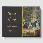 ヴィンテージ新郎新婦 ゲストブック (正面)