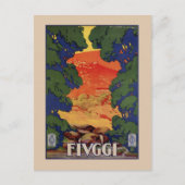 ヴィンテージ旅イタリアン行フィグリ春 ポストカード (正面)