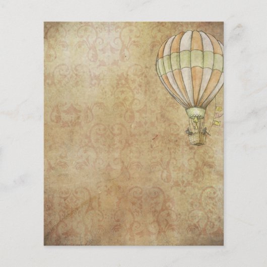 ヴィンテージ旅行で熱気球を開発 (正面)