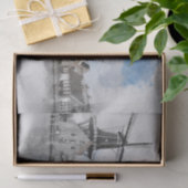 ヴィンテージ旅行のオランダと工場のポスター 薄葉紙 (ギフト)