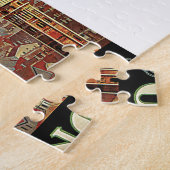 ヴィンテージ旅行のポスターミラノ・ミラノ ジグソーパズル (側面)