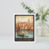 ヴィンテージ旅行のポスター、サンマロ ポストカード (スタンド正面)