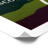 ヴィンテージ旅行のポスター、プエルトリコを発見! ポスター (角)