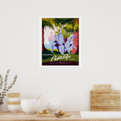 ヴィンテージ旅行のポスター、プエルトリコを発見! ポスター (キッチン)