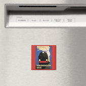 ヴィンテージ旅行のポスター、ボーンマス・ベルトレイン マグネット (インサイチュ (食洗機))