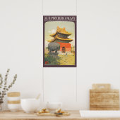 ヴィンテージ旅行のポスター – 南満州 ポスター (キッチン)