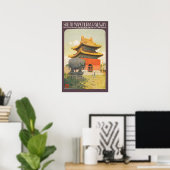 ヴィンテージ旅行のポスター – 南満州 ポスター (ホームオフィス)