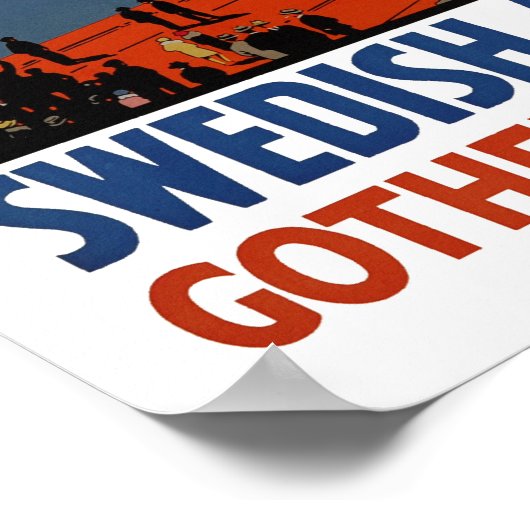 ヴィンテージ旅行のポスター – 統一された州ズゴテンブルク ポスター (角)