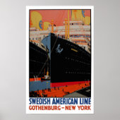 ヴィンテージ旅行のポスター – 統一された州ズゴテンブルク ポスター (正面)