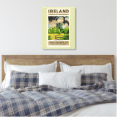 ヴィンテージ旅行のポスターIreland Blarney城 キャンバスプリント (インサイチュ (寝室))