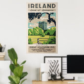 ヴィンテージ旅行のポスターIreland Blarney城 ポスター (ホームオフィス)