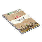 ヴィンテージ旅行の思い出パーソナライズされた- Notebook ノートブック (右側)