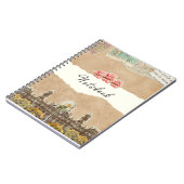 ヴィンテージ旅行の思い出パーソナライズされた- Notebook ノートブック (左側)