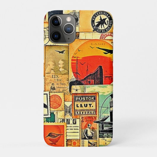 ヴィンテージ旅行はがきアート Case-Mate iPhoneケース (裏)