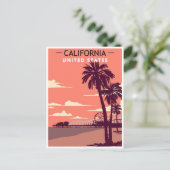 ヴィンテージ旅行はがきカリフォルニア・アメリカ ポストカード (スタンド正面)