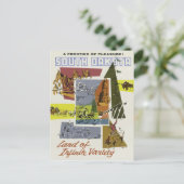 ヴィンテージ旅行はがきサウスダコタUSA ポストカード (スタンド正面)