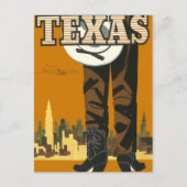 ヴィンテージ旅行はがきテキサス州USA ポストカード (正面)