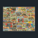 ヴィンテージ旅行はがき空白のはがき ポストカード<br><div class="desc">ヴィンテージ旅行はがきを貼ったポストカード？賢い！バックは空白のあなたが望むメッセージを追加するためである。</div>