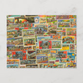 ヴィンテージ旅行はがき空白のはがき ポストカード (正面)