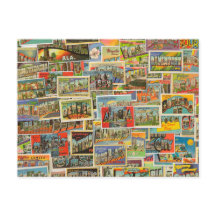 ヴィンテージ旅行はがき空白のはがき