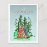 ヴィンテージ旅行はがき |カナダ ポストカード<br><div class="desc">カナダを愛するすべての人のための完璧な芸術作品。森の中のキャビンの水魅力的色のイラストレーションを特集。デザインの右側カスタムにある[このデザインテンプレートを編集する]ボックスまたは青い[文字を編集すクリックる]ボタンを使用しての配置を行うと、フォントと色を変更しカスタマイズて、このデザインに追加の情報や画像を追加します。クリックカスタマイズ「続く」を選択して完全な編集オプションを開く。調整もし品(サンキューカード等)が必要な場合は連絡ご注文をカスタムお願い。****要カスタム求の場合は救済、この商品をカートに入れないで。代わりに、電子メールでリクエストをlauraliseprovencher@gmail.comに送る商品へのリンクが利用可能になった時点で電子メールで送信される。そのリンクを使用して注文を行うことができる。48時間まで許可して。</div>