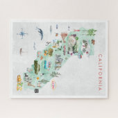 ヴィンテージ旅行はがき |カリフォルニアのコレクション ジグソーパズル (横)