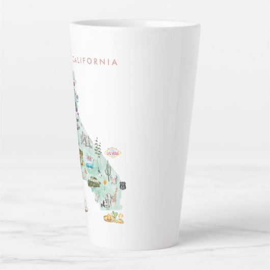 ヴィンテージ旅行はがき |カリフォルニアラテマグ カフェラテマグ (正面)