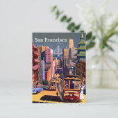 ヴィンテージ旅行はがき – サンフランシスコ・カリフォルニア ポストカード (スタンド正面)