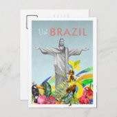 ヴィンテージ旅行はがき |ブラジル ポストカード (正面/裏面)