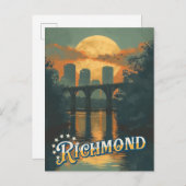 ヴィンテージ旅行はがき – リッチモンド，バージニア ポストカード (正面/裏面)