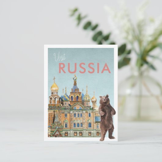 ヴィンテージ旅行はがき |ロシア ポストカード (スタンド正面)