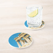 ヴィンテージ旅行アテネギリシャ・パルテノン寺院 コースター (側面)