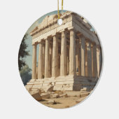 ヴィンテージ旅行アテネギリシャ・パルテノン寺院 セラミックオーナメント