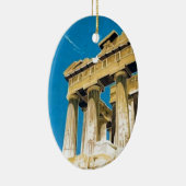 ヴィンテージ旅行アテネギリシャ・パルテノン寺院 セラミックオーナメント (右)