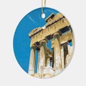 ヴィンテージ旅行アテネギリシャ・パルテノン寺院 セラミックオーナメント (左)