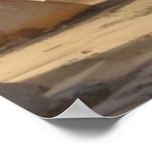 ヴィンテージ旅行アテネギリシャ・パルテノン寺院 ポスター (角)