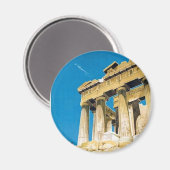 ヴィンテージ旅行アテネギリシャ・パルテノン寺院 マグネット (正面/裏面)