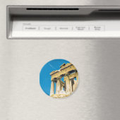 ヴィンテージ旅行アテネギリシャ・パルテノン寺院 マグネット (インサイチュ (食洗機))